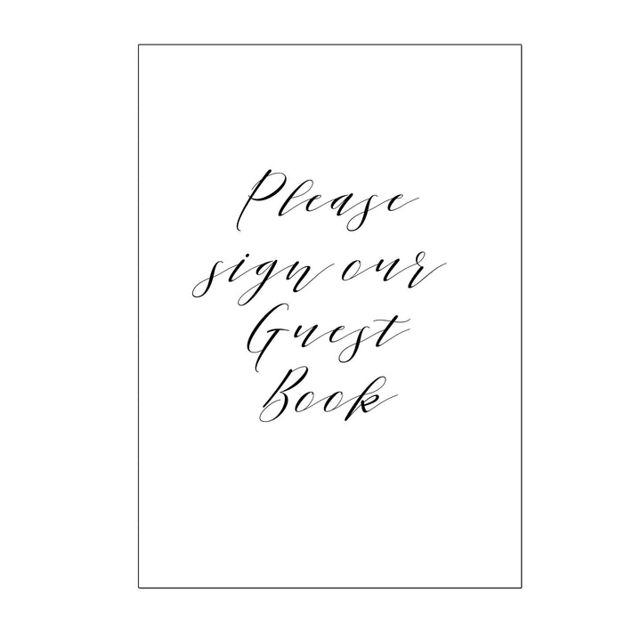 Sign Our Guest Book - Digital Download / Printable - The Wedding of My Dreams