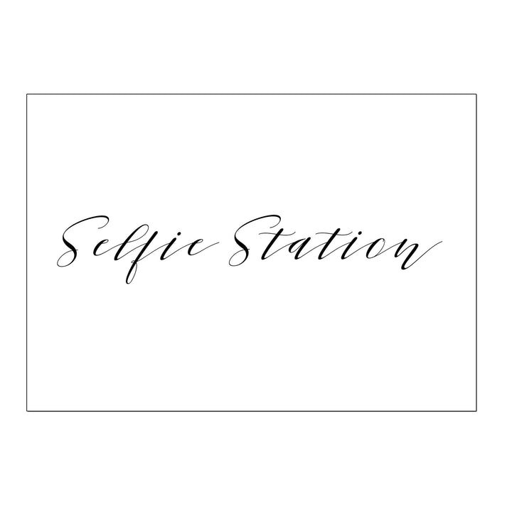 Selfie Station - Digital Download / Printable - The Wedding of My Dreams