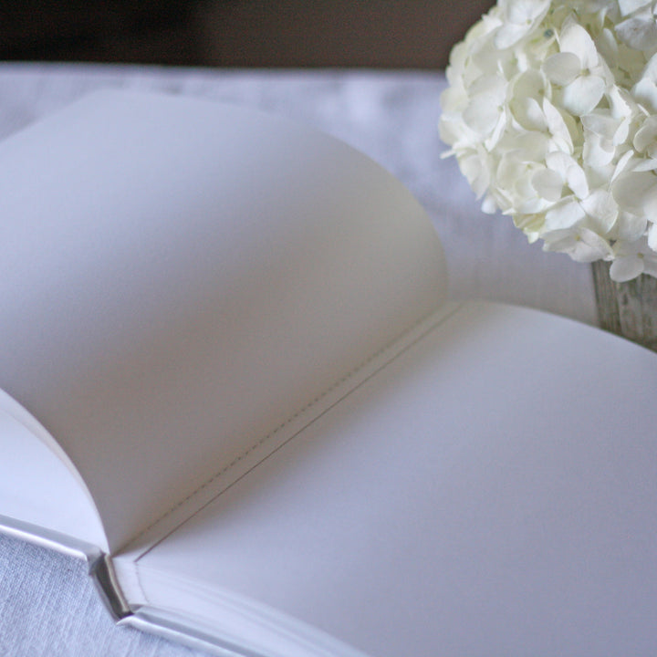 Silver Wedding Guest Book - The Wedding of My Dreams