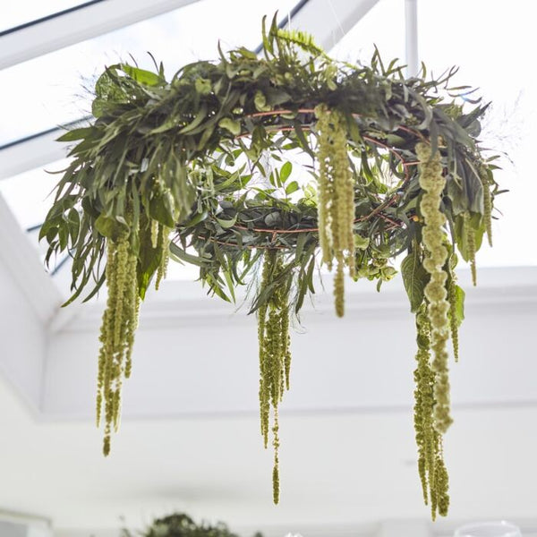 Large Hanging Floral Hoop Frame - The Wedding of My Dreams