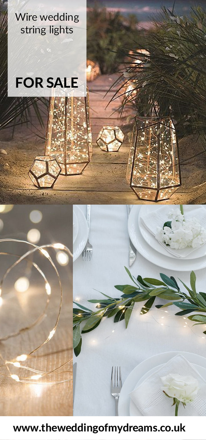 Wire LED Wedding String Lights - Fairy Lights - The Wedding of My Dreams